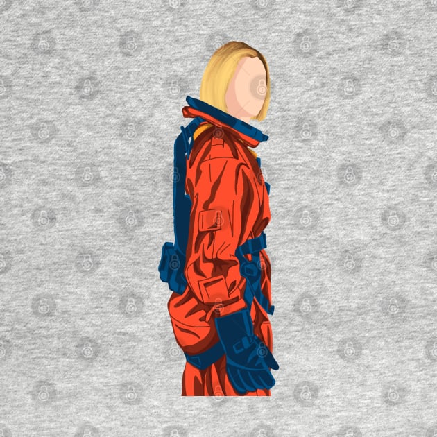 Thirteenth Doctor Orange Spacesuit Outfit by samanthagarrett